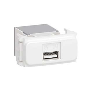 Módulo Tomada Carregador Keystone USB Bivolt - Compose