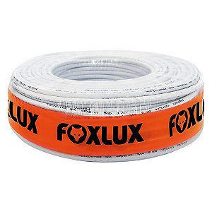 Cabo Coaxial RG6 95% - 80m - Antena TV - Foxlux