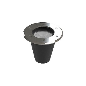 Balizador Embutido de Solo 12W IP67 2700K Inox Save Energy