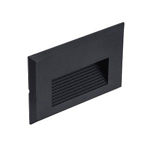 Balizador TOVI Preto LED 2W 3000K 4x2 Gaya