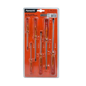 Kit Chave Fenda/Phillips 06 Peças Famastil