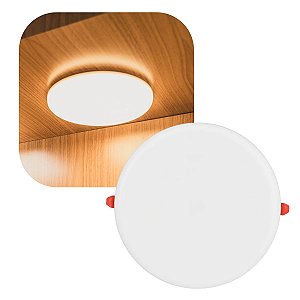 Painel LED Infinity Redondo 36W Bivolt Slim Gaya