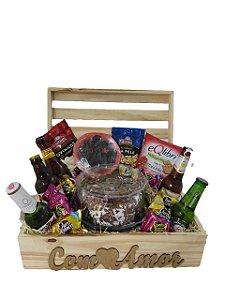 Cesta de Aniversário - Parabéns para Você