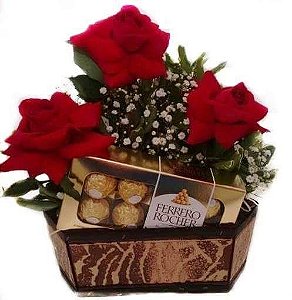 Arranjo de Flores Doce Paixão