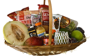 Cesta de café da Manhã - Sem gluten