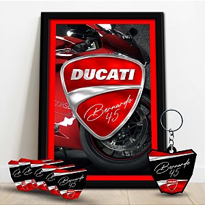 Combo - Quadro Decorativo - Ducati Personalizado