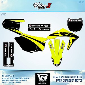 Kit Gráfico Crf 230 F Biker - 67