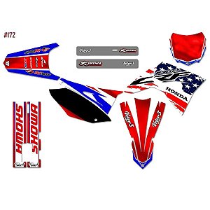 Kit Gráfico Crf 230 F Biker - 70