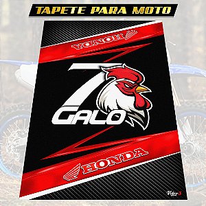 Tapete Moto Honda 7 GALO - EDIÇÃO ESPECIAL
