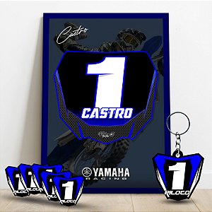 Combo - Quadro Decorativo - Yamaha Personalizado