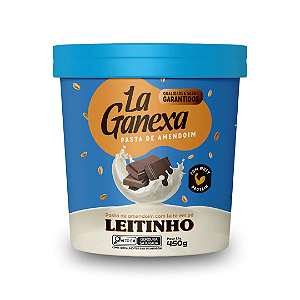 PASTA DE AMENDOIM 450G LEITINHO - LA GANEXA