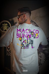 CAMISETA OVERSIZED EVOLUTION OFF WHITE - MACACO BLINDADO