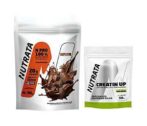 COMBO N PRO 100% WHEY 900G + CREATINUP 300G - NUTRATA