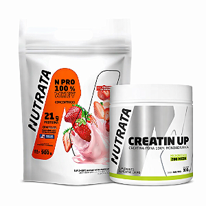 COMBO N PRO 100% WHEY 900G + CREATINUP 300G - NUTRATA