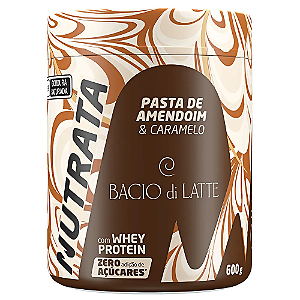 PASTA DE AMENDOIM BACIO DI LATTE CARAMELO SALGADO 600G - NUTRATA