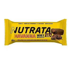 WHEY GREGO BAR BROWNIE DE CHOCOLATE HAVANNA 40G - NUTRATA