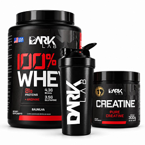 COMBO 100% WHEY 900G + CREATINA 300G - DARK LAB