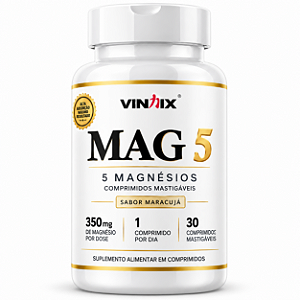 MAG 5 30 COMPRIMIDOS MASTIGAVEIS MARACUJÁ - VINDIX