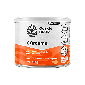 CÚRCUMA 130MG 60 CAPS - OCEAN DROP