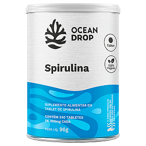 SPIRULINA 500MG 240 CAPS - OCEAN DROP