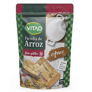 Farinha de Arroz Sem Glúten Vitao 400g