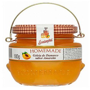 Geleia de Damasco com Amaretto Homemade 180g