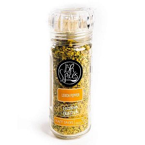 Tempero Lemon Pepper com Moedor BR Spices 70g