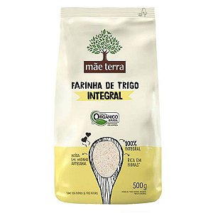 Farinha de Trigo Integral Orgânica Mãe Terra 500g