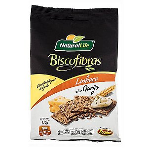 Biscoito de Cereais com Linhaça e Queijo Biscofibras 150g