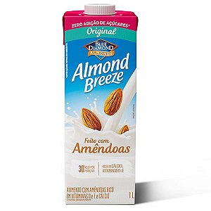 Bebida de Amêndoas Original Zero Almond Breeze 1L