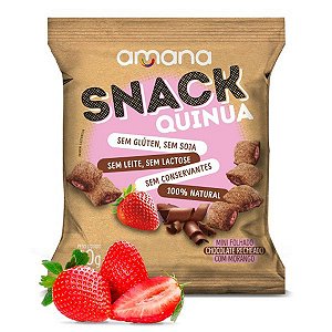 Snack de Quinoa com Morango Amana 40g