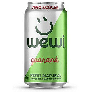 Refrigerante Orgânico Guaraná Zero Wewi Lata 350ml