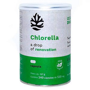 Chlorella 240 Cápsulas Ocean Drop