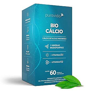 Bio Cálcio 60 Cápsulas Pura Vida