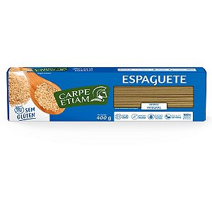 Massa Espaguete de Arroz Integral Carpe Etiam 400g