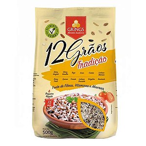 Arroz 12 Grãos Tradição Grings 500g