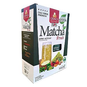 Matchá Chá Verde sabor Limão Grings cx 12 un