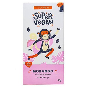 Chocolate Branco com Morango Super Vegan 95g