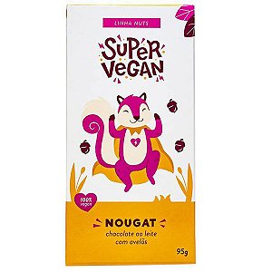 Chocolate ao Leite Nougat Super Vegan 95g