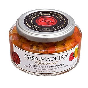 Antepasto de Pimentões Gourmet Casa Madeira 160g