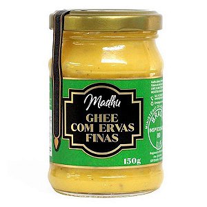 Manteiga Ghee com Ervas Finas Madhu 150g