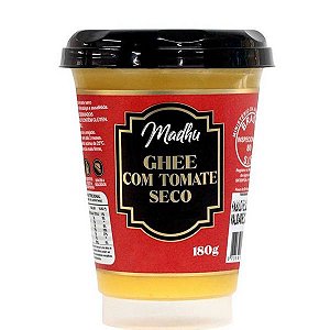 Manteiga Ghee com Tomate Seco Madhu 180g