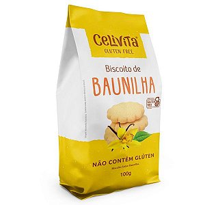 Biscoito de Baunilha Sem Glúten Celivita 100g