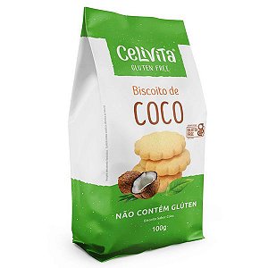 Biscoito de Coco Sem Glúten Celivita 100g
