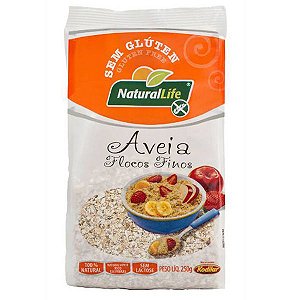 Aveia em Flocos Finos Natural Life 250g