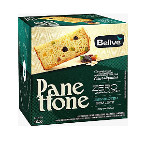 Panettone de Frutas Zero Açúcar Belive 420g