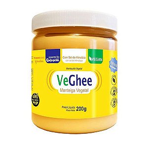 Ghee Manteiga Vegetal Clarificada com Sal 200g