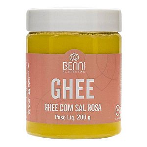 Manteiga Ghee com Sal Rosa Benni 200g