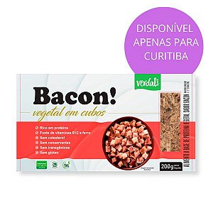 Bacon Vegetal em Cubos Verdali 200g
