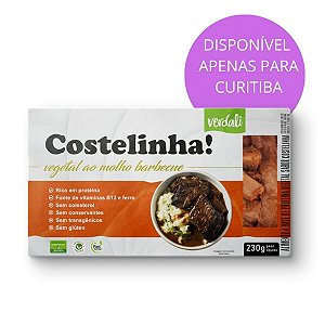 Costelinha Vegetal ao molho Barbecue Verdali 230g
